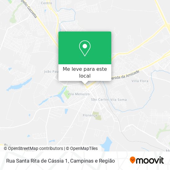 Rua Santa Rita de Cássia 1 mapa