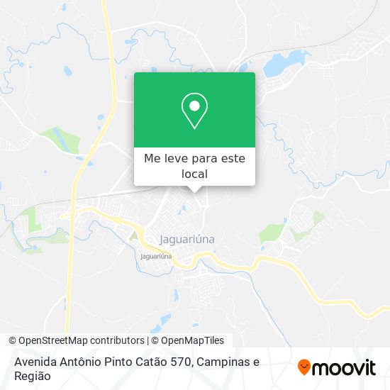 Avenida Antônio Pinto Catão 570 mapa