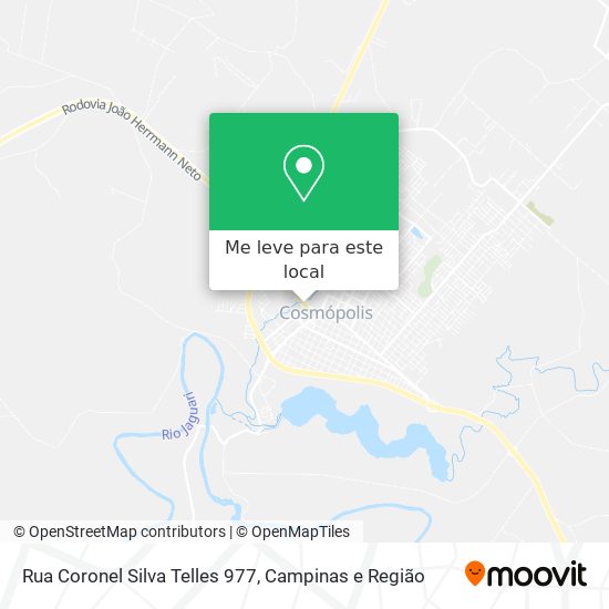 Rua Coronel Silva Telles 977 mapa