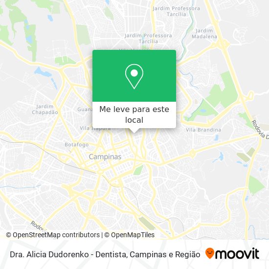 Dra. Alicia Dudorenko - Dentista mapa