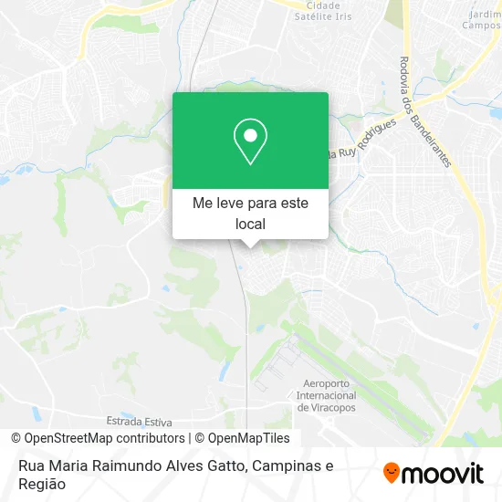 Rua Maria Raimundo Alves Gatto mapa