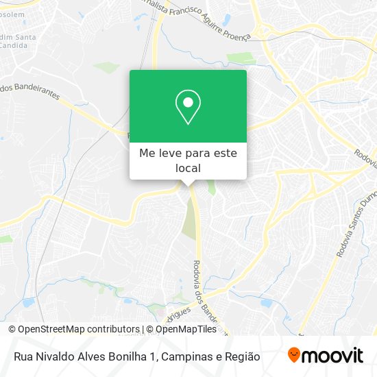 Rua Nivaldo Alves Bonilha 1 mapa