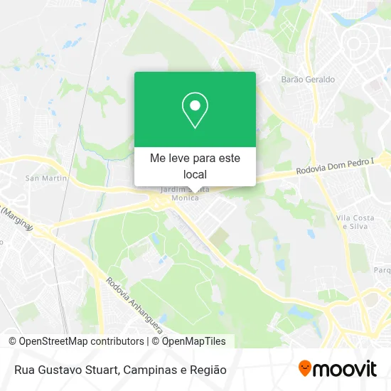 Rua Gustavo Stuart mapa