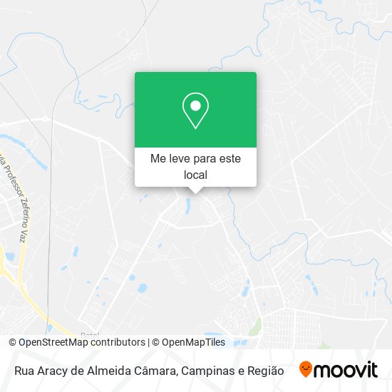 Rua Aracy de Almeida Câmara mapa