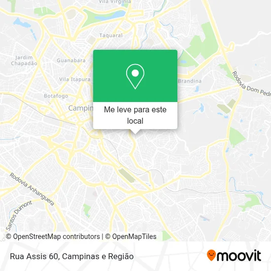 Rua Assis 60 mapa