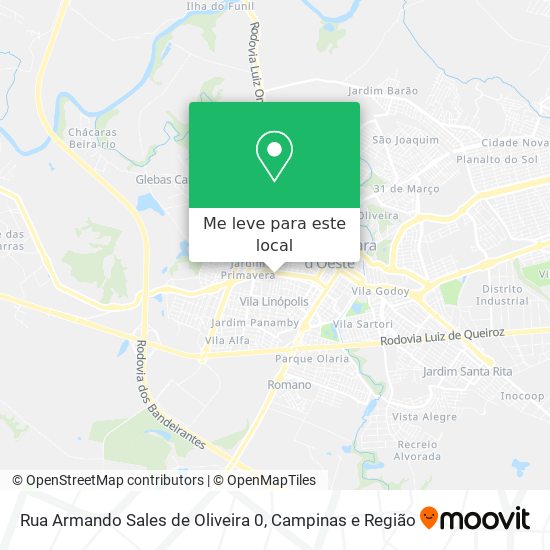 Rua Armando Sales de Oliveira 0 mapa