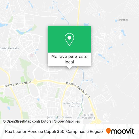 Rua Leonor Ponessi Capeli 350 mapa