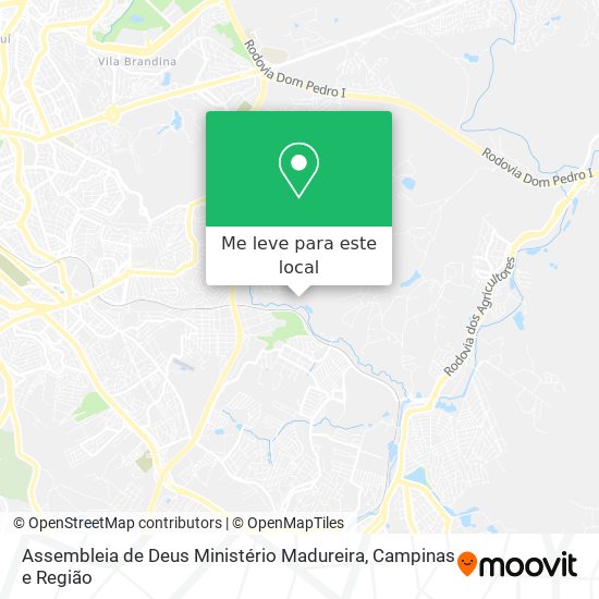 Assembleia de Deus Ministério Madureira mapa