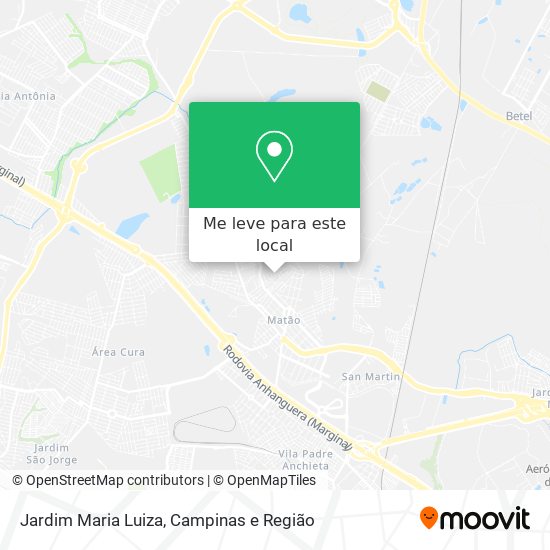 Jardim Maria Luiza mapa