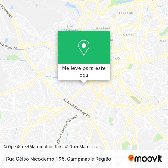 Rua Célso Nicodemo 195 mapa