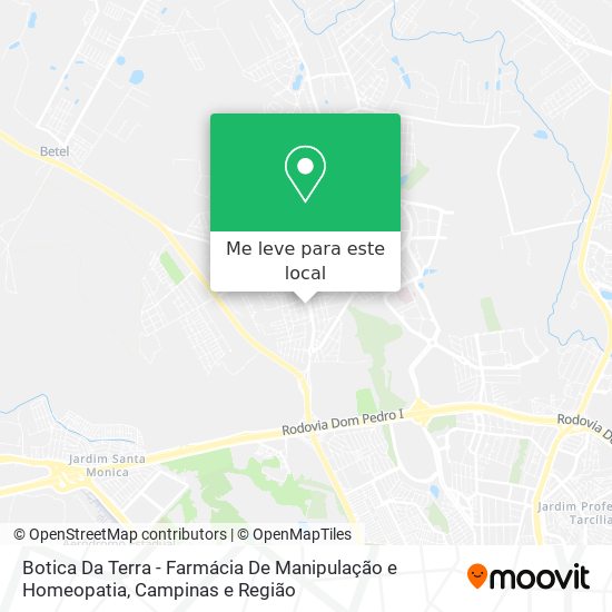 Botica Da Terra - Farmácia De Manipulação e Homeopatia mapa