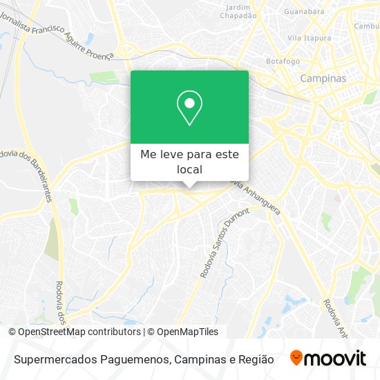 Supermercados Paguemenos mapa