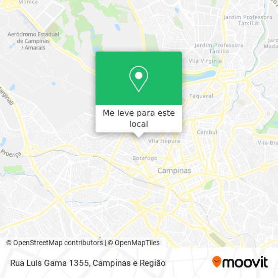 Rua Luís Gama 1355 mapa
