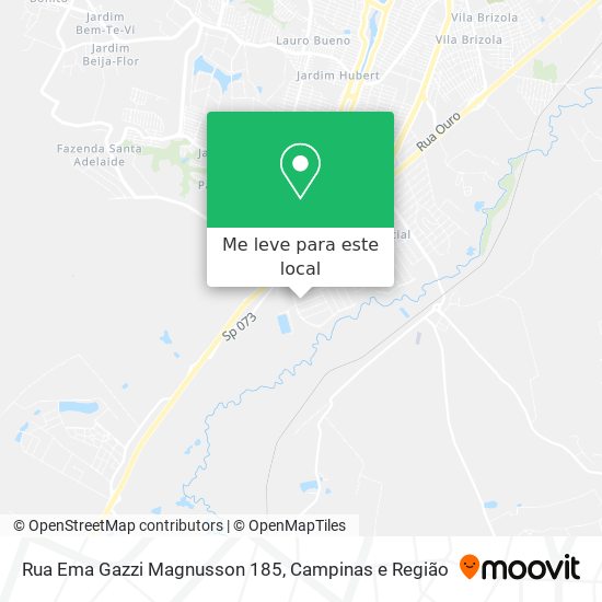 Rua Ema Gazzi Magnusson 185 mapa