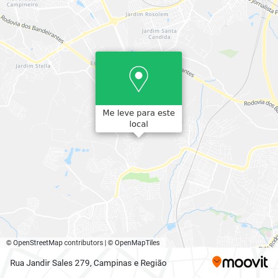 Rua Jandir Sales 279 mapa