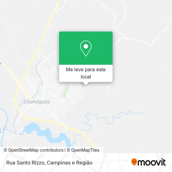 Rua Santo Rizzo mapa