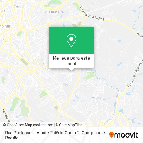 Rua Professora Alaide Tolêdo Garlip 2 mapa