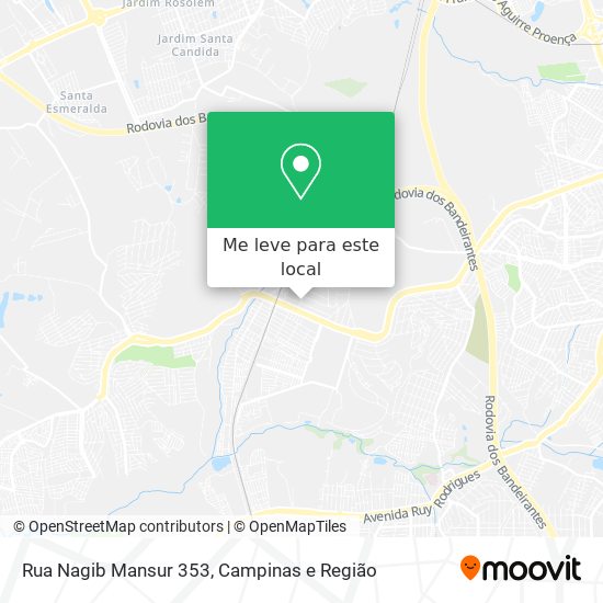 Rua Nagib Mansur 353 mapa