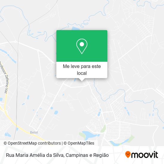 Rua Maria Amélia da Silva mapa