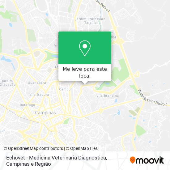 Echovet - Medicina Veterinária Diagnóstica mapa