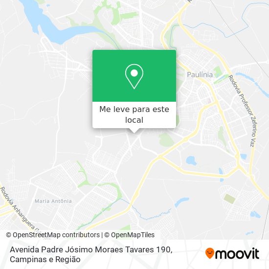 Avenida Padre Jósimo Moraes Tavares 190 mapa