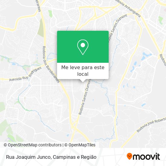 Rua Joaquim Junco mapa