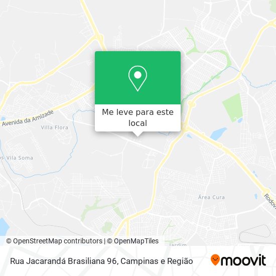 Rua Jacarandá Brasiliana 96 mapa