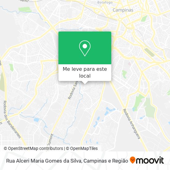 Rua Alceri Maria Gomes da Silva mapa