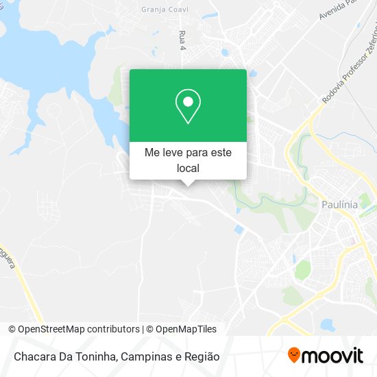 Chacara Da Toninha mapa