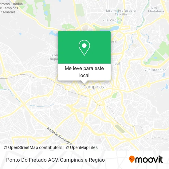 Ponto Do Fretado AGV mapa