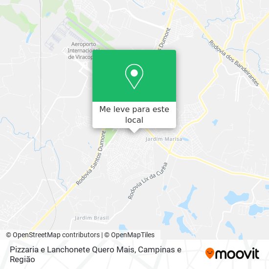 Pizzaria e Lanchonete Quero Mais mapa