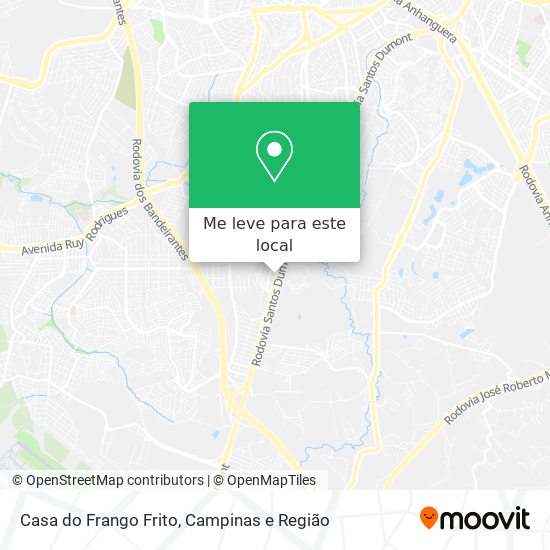 Casa do Frango Frito mapa