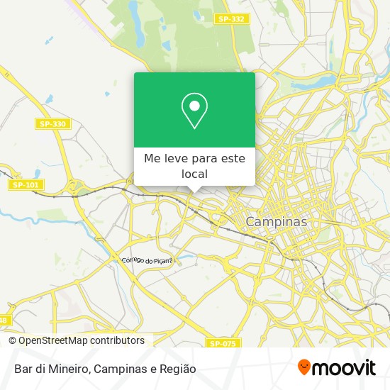 Bar di Mineiro mapa
