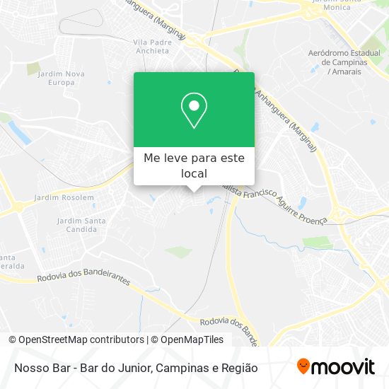 Nosso Bar - Bar do Junior mapa