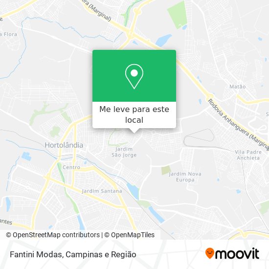 Fantini Modas mapa