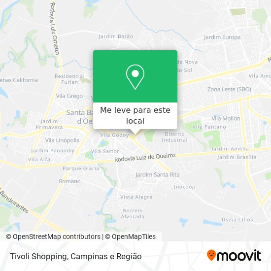 Tivoli Shopping mapa