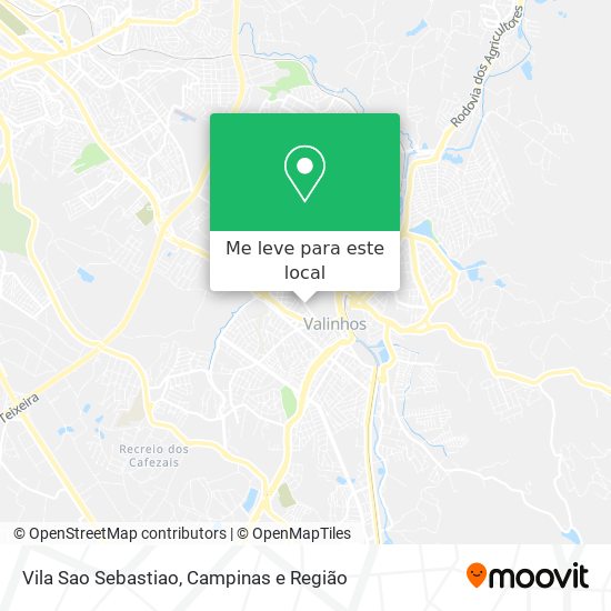 Vila Sao Sebastiao mapa