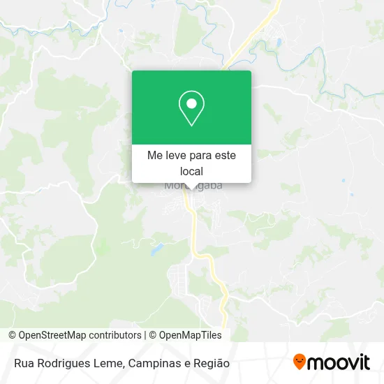 Rua Rodrigues Leme mapa
