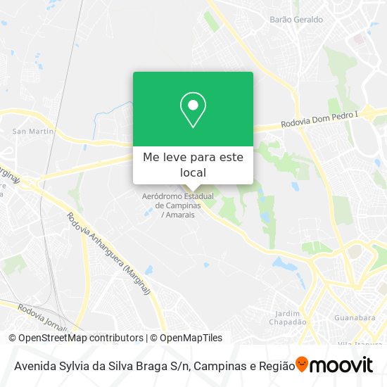 Avenida Sylvia da Silva Braga S / n mapa