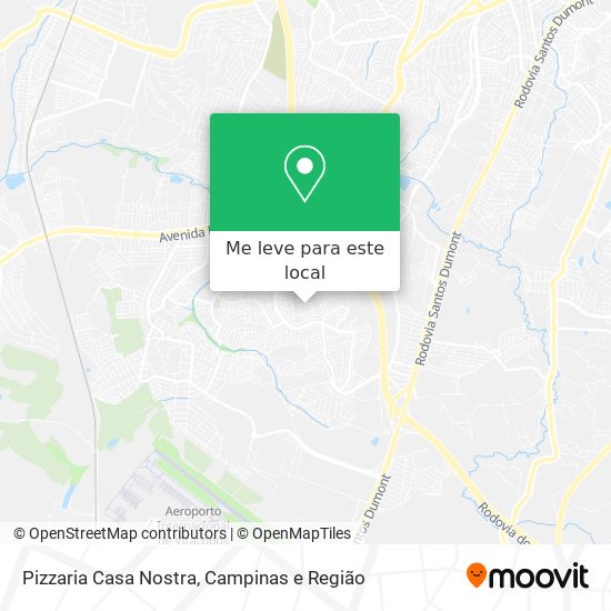 Pizzaria Casa Nostra mapa