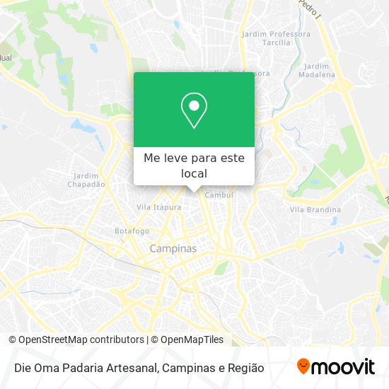 Die Oma Padaria Artesanal mapa