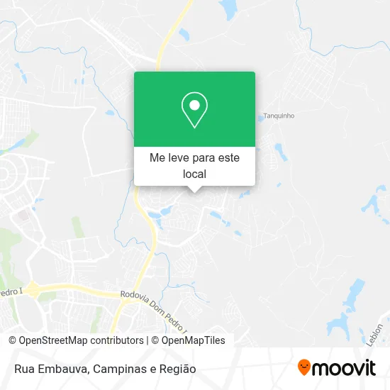 Rua Embauva mapa