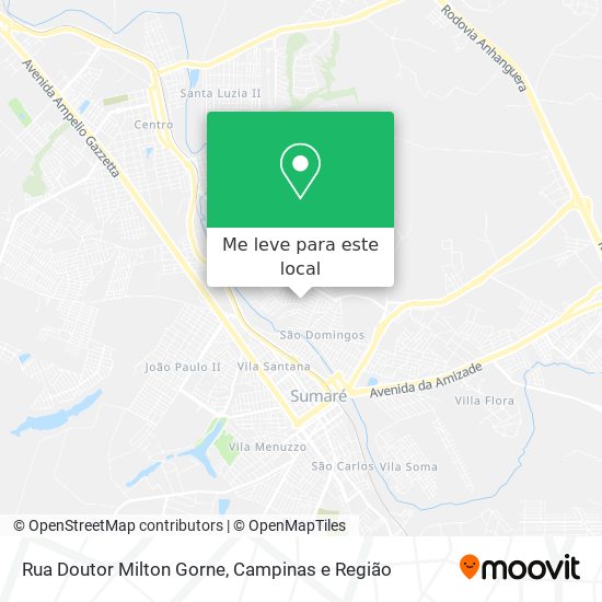 Rua Doutor Milton Gorne mapa