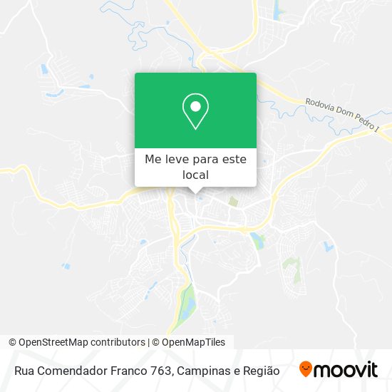 Rua Comendador Franco 763 mapa
