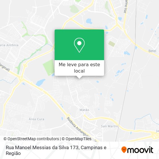 Rua Manoel Messias da Silva 173 mapa