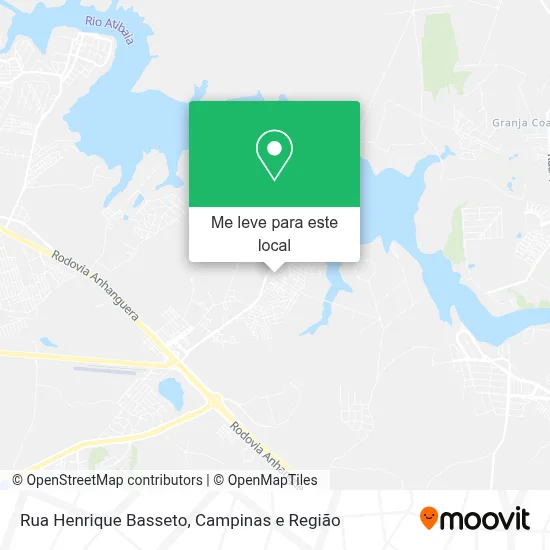 Rua Henrique Basseto mapa