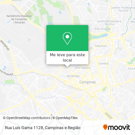 Rua Luís Gama 1128 mapa