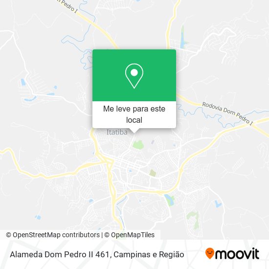 Alameda Dom Pedro II 461 mapa
