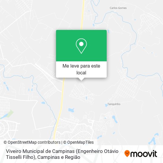 Viveiro Municipal de Campinas (Engenheiro Otávio Tisselli Filho) mapa