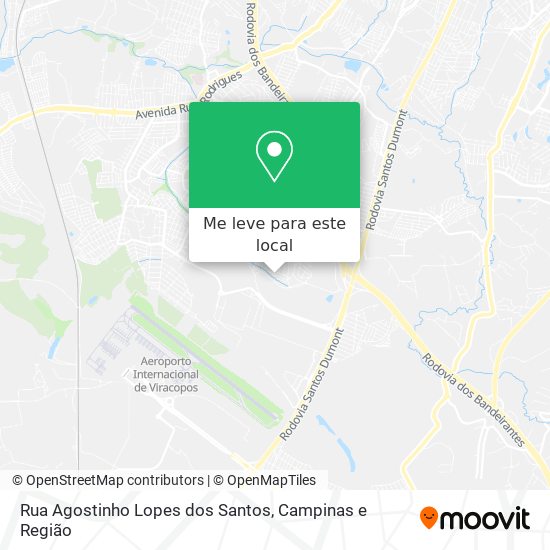 Rua Agostinho Lopes dos Santos mapa
